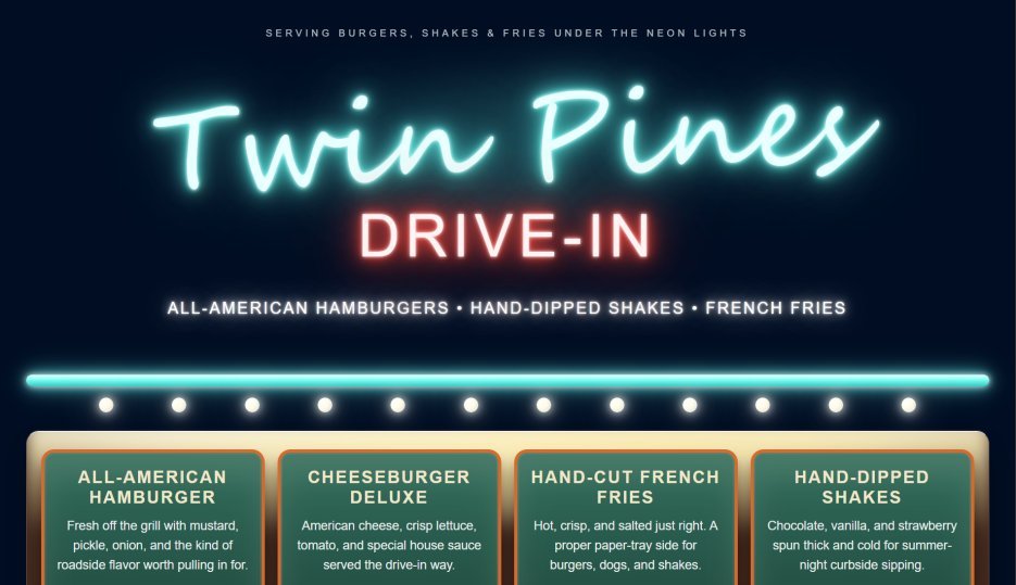 Twin Pines Drive-In